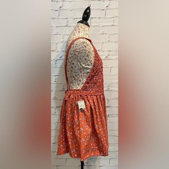 FREE PEOPLE Petunia Mini Fit-&-Flare Dress-Medium - Picture 5 of 9